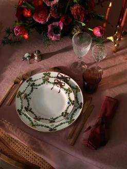 Clearance Stjerne Riflet Jul 27 cm. tallerken Julegaver|Tallerkener