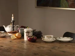 Stjerne Riflet Jul 19 cm. tallerken-Royal Copenhagen Best