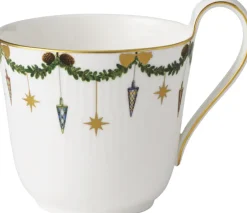 STJERNE RIFLET JUL HØJHANKSKOP 33 CL-Royal Copenhagen