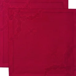 Stjerne Riflet serviet rød 2pk-Royal Copenhagen Best