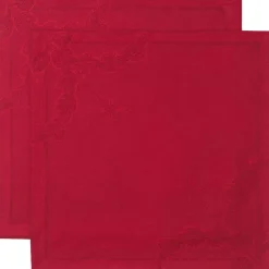 Stjerne Riflet serviet rød 2pk-Royal Copenhagen Best