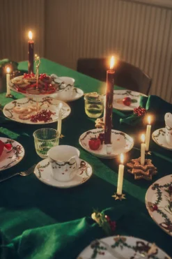 New StjerneRiflet serviet grøn2stk Tekstiler Til Borddækning|Juletekstiler