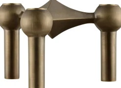 Online candle holder/stage - bronzed brass/bronzeret me Lys & Lysestager