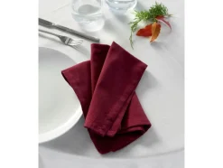 Bastian Tekstiler Til Borddækning|Juletekstiler>Stofservietter 45x45 cm Rumba red