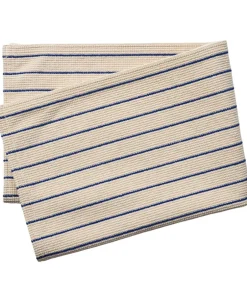 Magasin du Nord Collection Bademåtter>Stripe bathmat 60x90cm surf the web/ecru