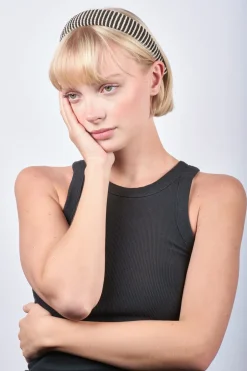 Striped Headband-SUI AVA New