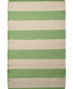 Magasin du Nord Collection Gulvtæpper>stripe/natur-grøn, tæppe