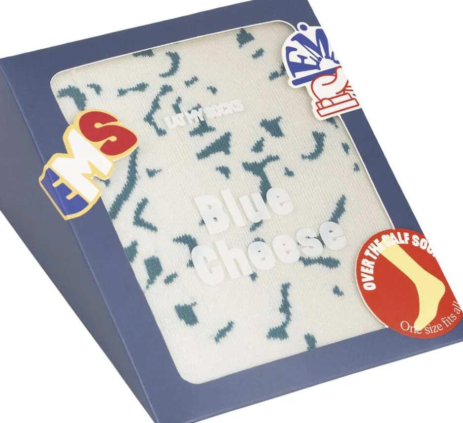 Dame Eat My Socks Strømper>Strømper - Blue Cheese