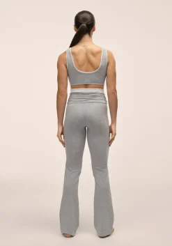 Online SUBLIME FOLDED FLARE BUKSER Dame Tights & Træningsbukser