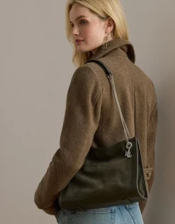 Suede & Leather Medium Bradley Tote Bag-Lauren Ralph Lauren Sale