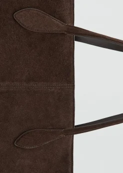 Suede shopper bag-MANGO Best