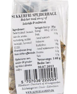 New Sukkerfri Spejderhagl bolcher med smag af lakrids og salmiak Bolcher