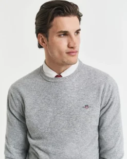 Gant Strik>SUPERFINE LAMBSWOOL C-NECK
