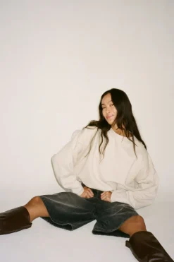 Outlet Sweat drawstring top - Sheela Dame Sweatshirts & Sweatpants