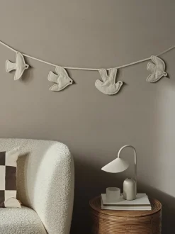 Swif Bird Garland - Undyed Børn Børneværelse
