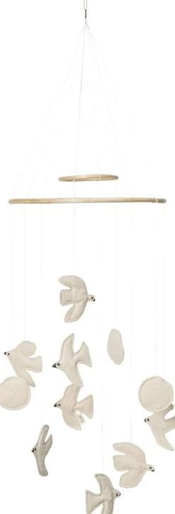 Børn Ferm Living Børneværelse>Swif Bird Mobile - Undyed