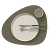 LIND DNA Tekstiler Til Borddækning>Table Mat Curve L Nupo Army Green