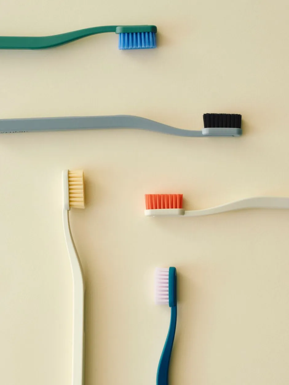 Hay Mund- Og Tandpleje>Tann Toothbrush-Blue grey and black