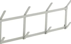 Hay Knager & Knagerækker>Tape Coat Rack-Small-Metallic grey