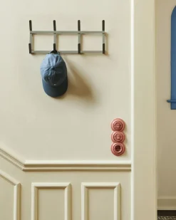 Hay Knager & Knagerækker>Tape Coat Rack-Small-Metallic grey