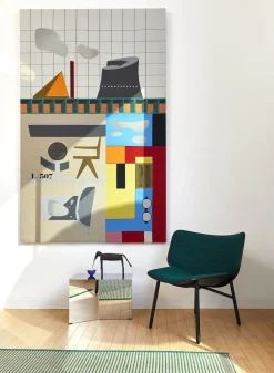 Tapis-170 x 240-Black and green-Hay Hot