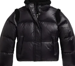 Børn Polo Ralph Lauren Overtøj>Teddy Fleece–Trim Down Boxy Jacket Teens