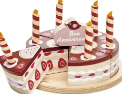 Børn Tender Leaf Legemad & Køkkener>- Lagkage med lys - Chokolade