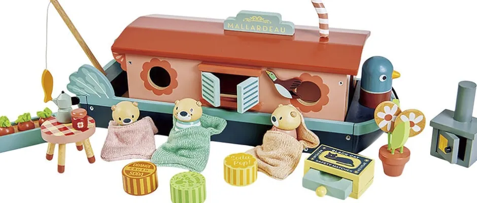 Børn Tender Leaf Legetøjsbiler & Transportmidler>- Odder husbåd