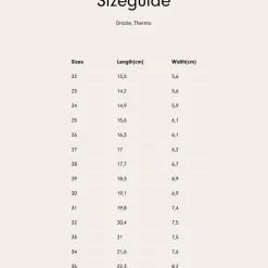 Termo Snestøvle Drizzle-Wheat Clearance