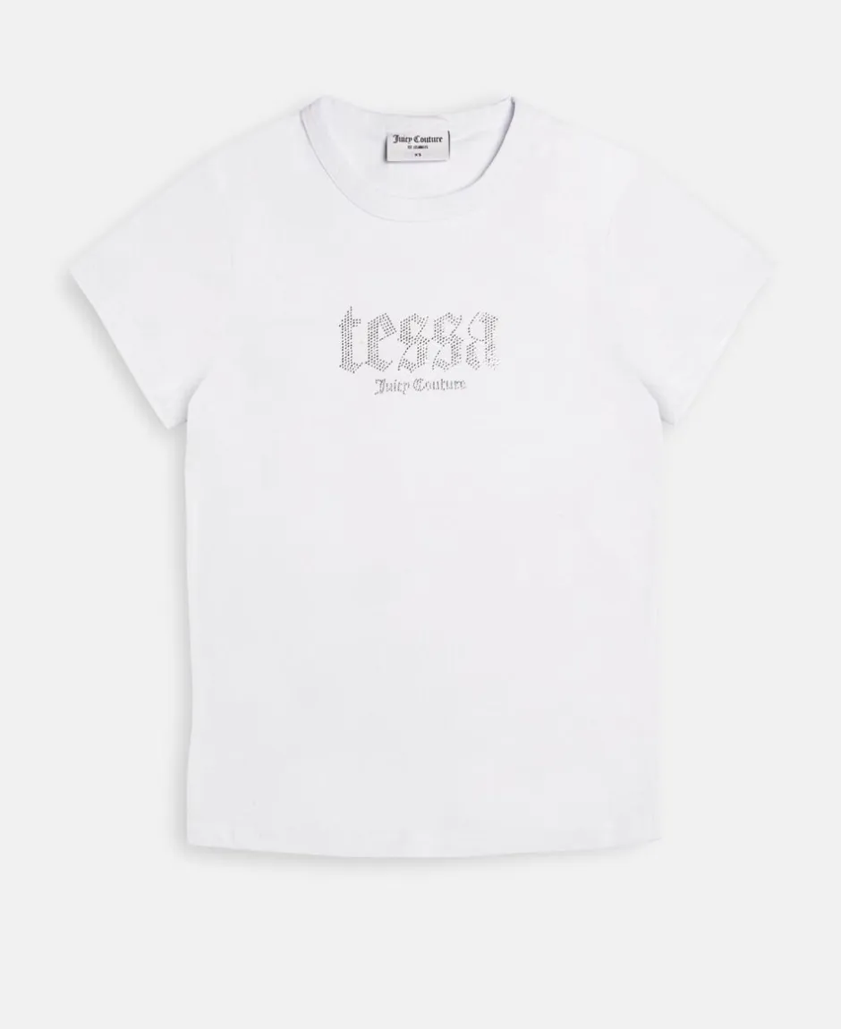 Tessa x Juicy - t-shirt m. diamanter-Juicy Couture Best