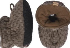 Textile slippers w. structure-Melton New