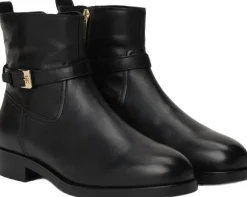 Dame Tommy Hilfiger Sneakers>TH BUCKLE RIDING LEATHER BOOTIE