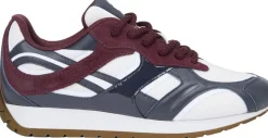 Dame Tommy Hilfiger Sneakers>TH Monogram Leather Mixed Texture Trainers