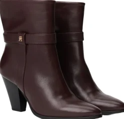 TH T-STRAP LEATHER POINTY BOOTIE Dame Sæsonens Sko