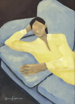 The Poster Club Plakater & Rammer>x Hanna Peterson - Blue Sofa