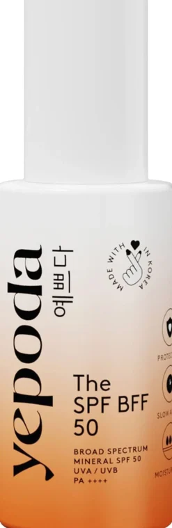 The SPF BFF (50) - Tonet mineralsk solcreme UVA/UVB SPF 50 PA+++-YEPODA Sale