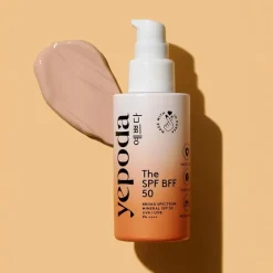 The SPF BFF (50) - Tonet mineralsk solcreme UVA/UVB SPF 50 PA+++-YEPODA Sale