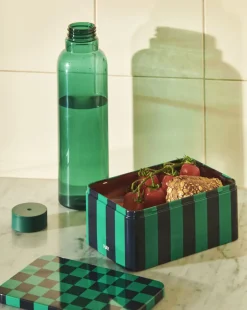 Discount Tin Container-Small-Green and dark Opbevaring