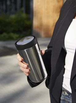 To Go Click termokop 0,4 l, steel-Stelton Sale