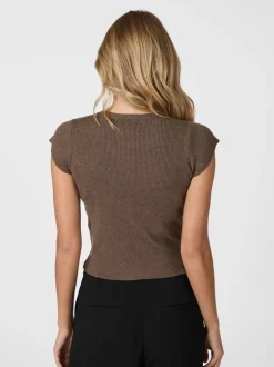 Online Todda Knit Tee Dame T-Shirts & Toppe|Strik