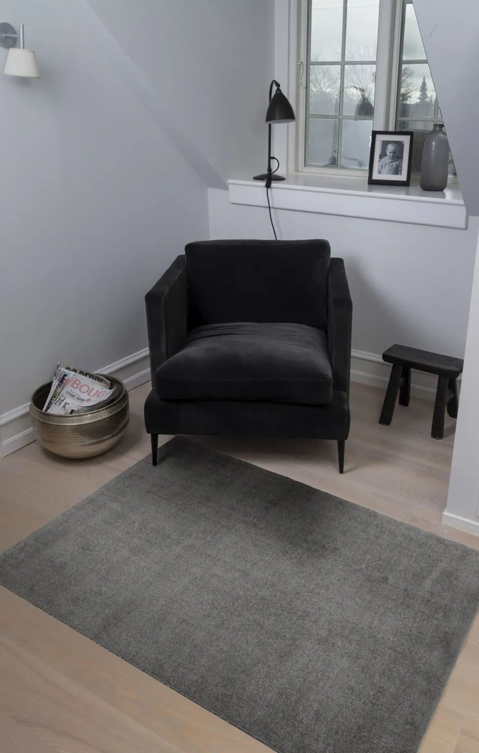 Online Tæppe/løber 130x90 cm, unicolor Gulvtæpper