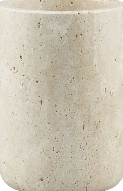 Mette Ditmer Badeværelsestilbehør>TRAVERTINE toothbrush holder