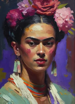 Sale Treechild - Portrait Of Frida Plakater & Rammer