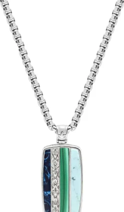 Nialaya Smykker>Trinity Pendant Necklace in