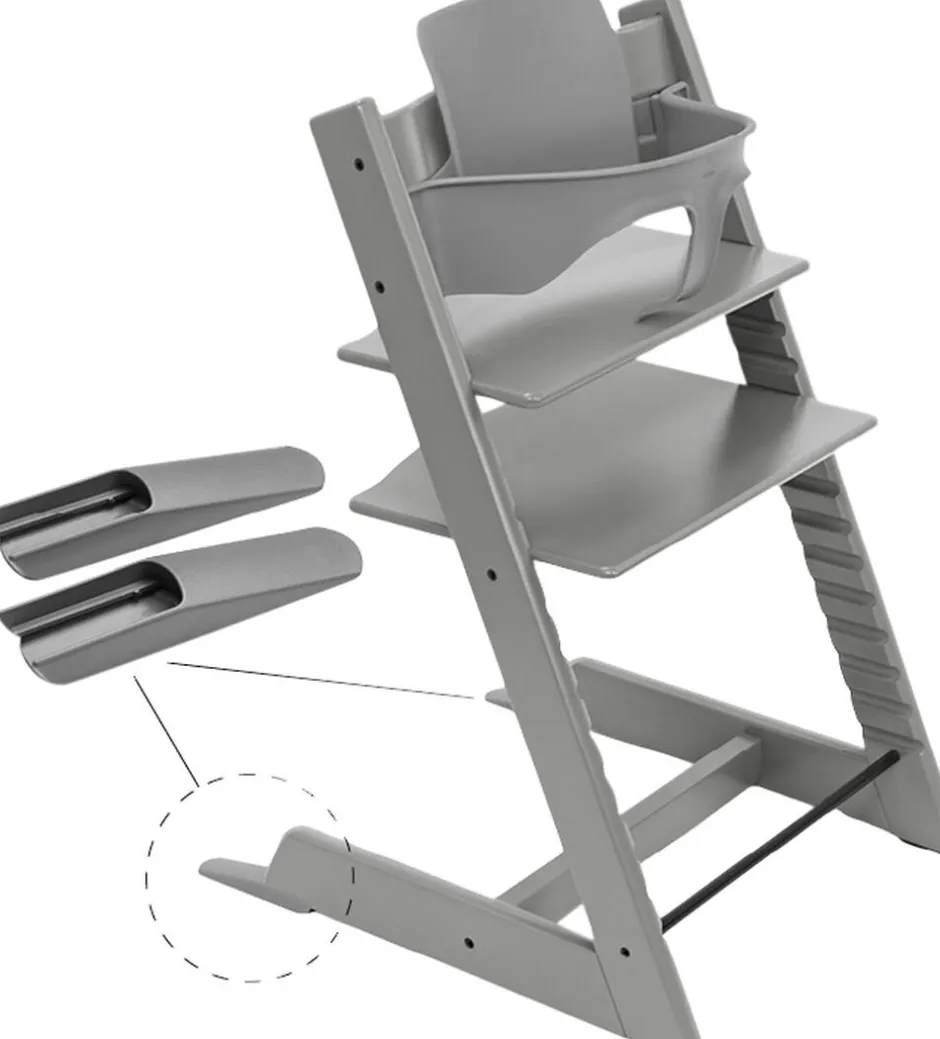 Børn Stokke Højstole & Tilbehør>Tripp Trapp® BabySet² Storm Grey