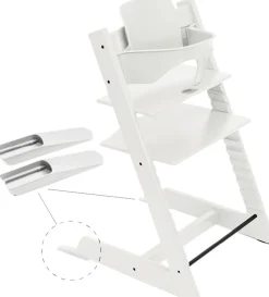 New Tripp Trapp® BabySet® White Børn Højstole & Tilbehør