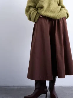 Dame Topshop Nederdele>TSDORY MIDI SKIRT WVN