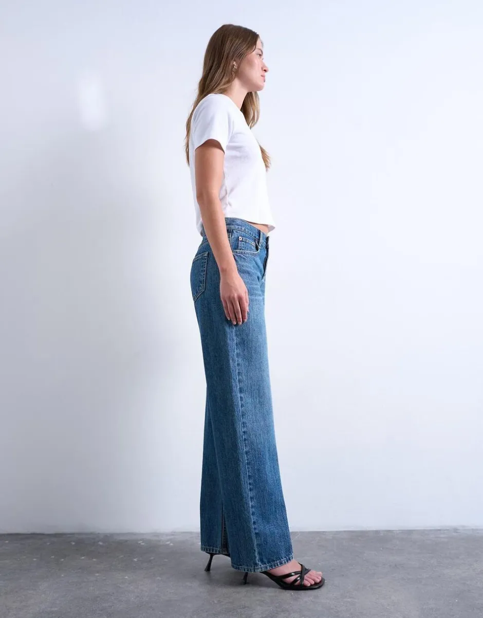 Online TSEMBER LR WIDE DNM JEANS MB Dame Jeans