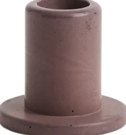 Hot Tube Candleholder Concrete-Small Lys & Lysestager