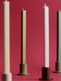 Hot Tube Candleholder Concrete-Small Lys & Lysestager